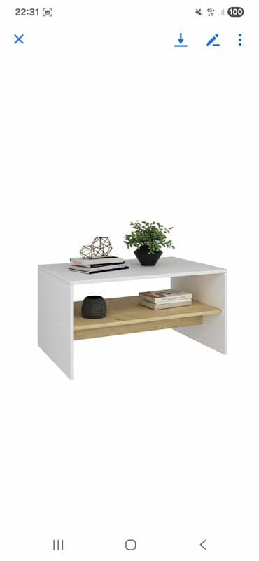 polovan namestaj iz inostranstva u palanci: Apollon - White, Sapphire Oak White Sapphire Oak Coffee Table 100% — 11