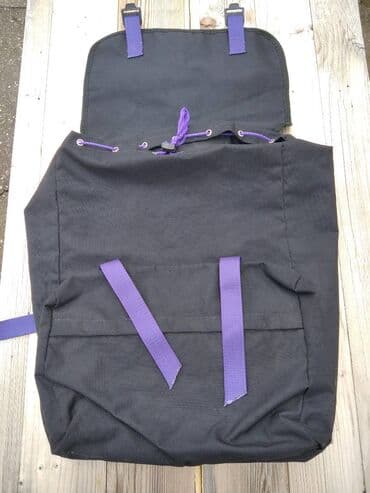 torba sa slovom m: Materijal: Platno — 3