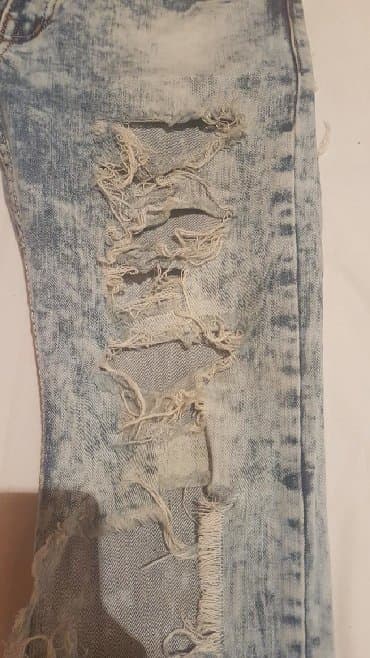 pantalone s: Teksas, Spušteni struk, Drugi kroj — 2
