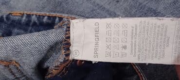 pantalone s: Ženske farmerke Springfield, br.40, deblji teksas, kraći model, 100% — 6