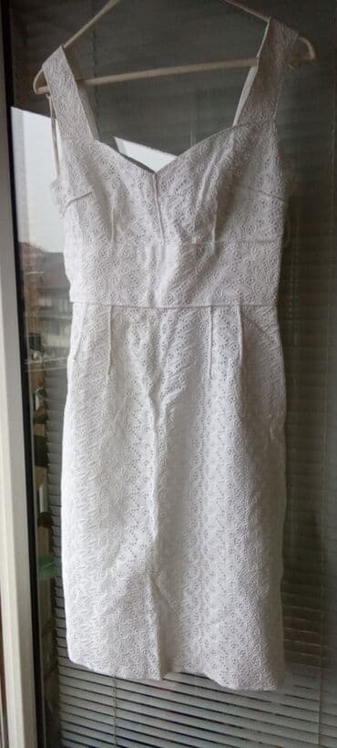 haljina xs s: Dolce & Gabbana M (EU 38), bоја - Bela, Na bretele — 1