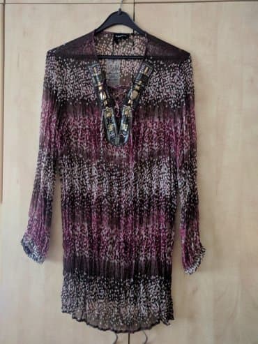 zara bluze i tunike: M (EU 38), Viskoza, Prugasti, Tufnasti, bоја - Šareno — 1