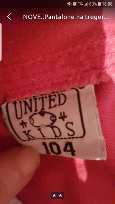 5.11 pantalone: 104-110, bоја - Crvena — 4