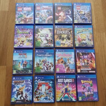 PS4 (Sony Playstation 4): PS4 igrice u odlicnom stanju! — 4