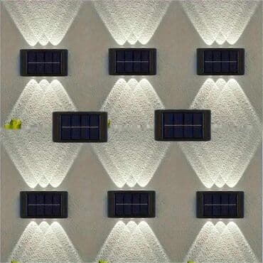 okapnice za krov cena: 6 LED solarnih zidnih svetala za spoljnu upotrebu/2 komada. Opremljen — 7