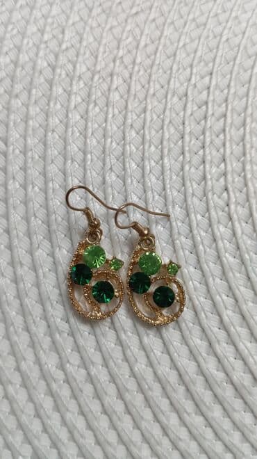 golden rose ulje za usne: Set minđuša, Handmade — 7