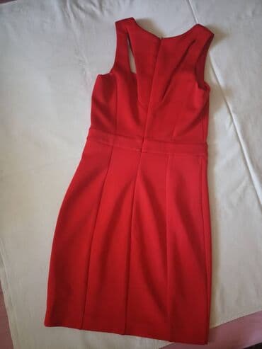 crvena haljina na jedno rame: Guess XS (EU 34), bоја - Crvena, Koktel, klub, Na bretele — 8
