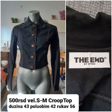 ramax nova kolekcija: Croop Top jaknica kao nova. Odgovara S-M velicini — 1