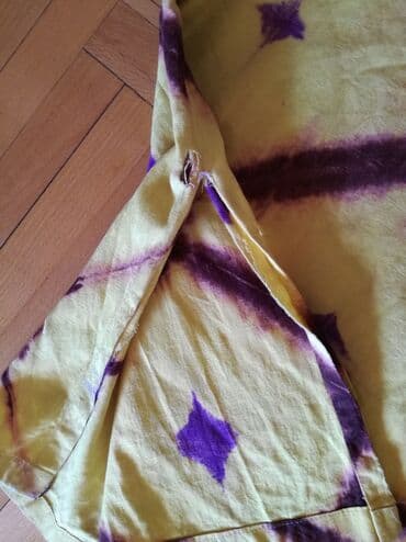 midi haljine h m: A-Dress 3XL (EU 46), bоја - Žuta, Kratkih rukava — 3