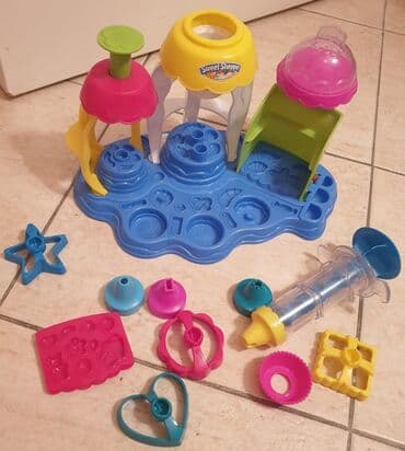 zuti autobus igracka: Play doh sweet shoppe velika edukativna igracka koja razvija mastu kod — 7