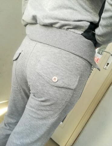 trenerka nike m: Nike, S (EU 36), Jednobojni, bоја - Siva — 3
