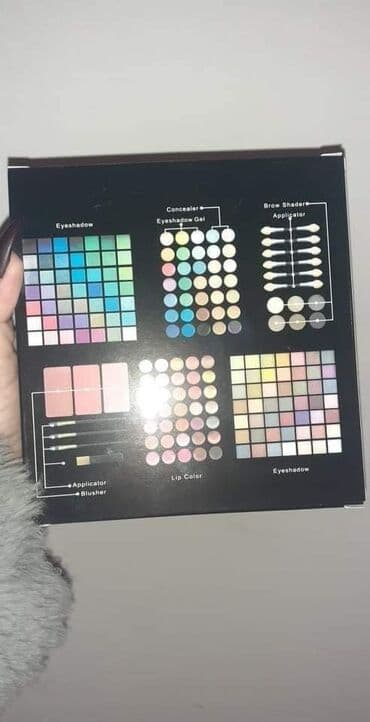nano sapun za obrve: Velika paleta 177 boja 98 senki za oci 14 korektora 35 karmina 21 — 5