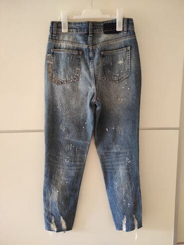 lidl pantalone: FB sister farmerke veličina XS. Mom fit model. Poluobim struka 36/37 — 2