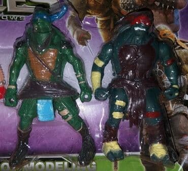 uradi sam igracke od kartona: Nindza kornjace i krang novo set od 5 figura akcija cene nisu fiksne — 6