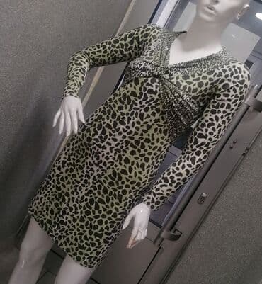 haljine sa leopard printom: Zara S (EU 36), bоја - Šareno, Koktel, klub, Dugih rukava — 6