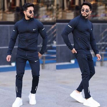 prsluk i pantalone komplet: Nike muška trenerka Novo Mokra likra Veličine l m xl 2xl 3xl — 1