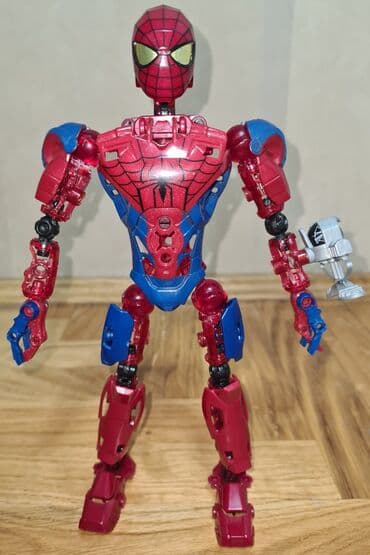 my ling sklapanje igracaka: Spider Man akciona figura dobro očuvana, visina: 25 cm. Sastoji se od — 2
