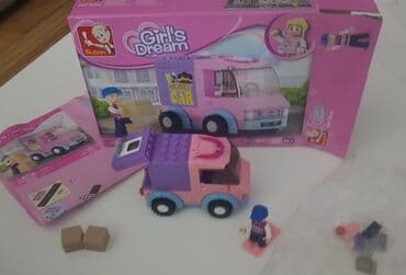 Igračke: Sluban kockice, girl's dream, set kamion sa figuricom, kamion je oko — 1