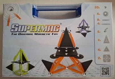 tablet za crtanje za decu: Supermag the original magnetic toy 50 pieces novo u kutiji slaganje — 1