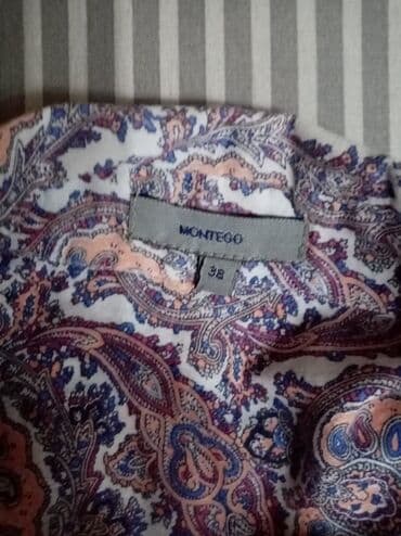 mango bluze i košulje: M (EU 38), Cvetni, Sa ilustracijom, bоја - Ljubičasta — 5