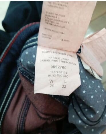 vunene pantalone: 26, 32, Teksas, Spušteni struk, Skinny — 4