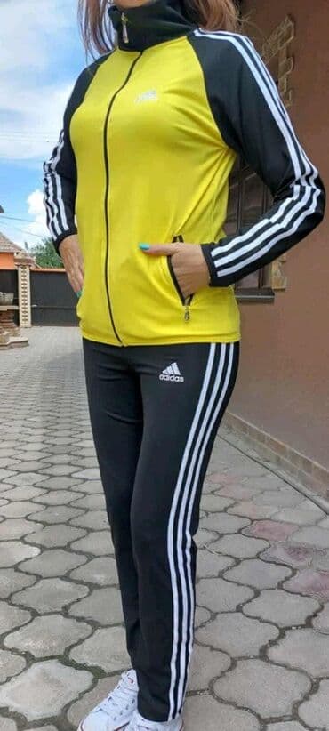 Gornji i donji deo: Adidas, S (EU 36), M (EU 38), L (EU 40), Prugasti, bоја - Šareno