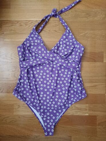 kupaci push up: XL (EU 42), Poliester, Cvetni, bоја - Ljubičasta — 1