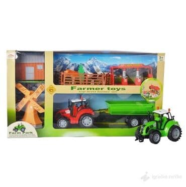 stokke dodatak za drugo dete: Traktor Set za igru sa farmom i vetrenjačom - cena 2900 din Traktor — 1
