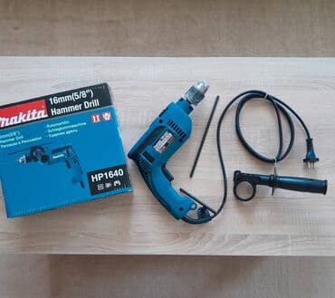 Home & Garden: Nova makita bušilica hp1640 680w 16mm okretanje l/d nova — 1