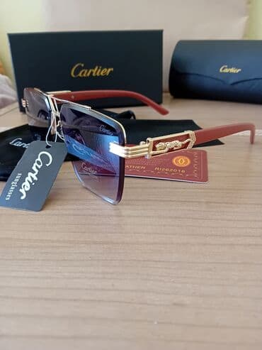 rajf za kosu: Naočare za sunce, Cartier, bоја - Braon — 2