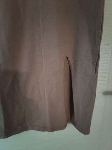 midi haljine h m: One size, bоја - Bež, Top (bez rukava) — 6