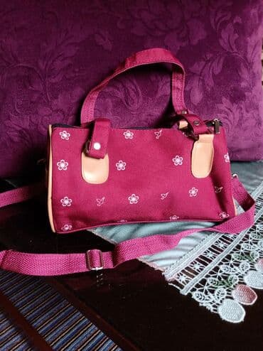 rančevi: Tasnica bordo zenska nova. dim. 24-14+10cm. inpregnirano platno — 3