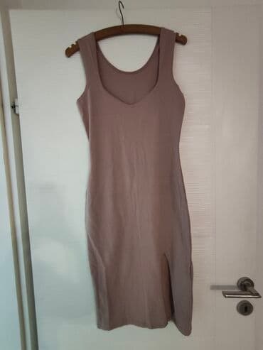 midi haljine h m: One size, bоја - Bež, Top (bez rukava) — 2