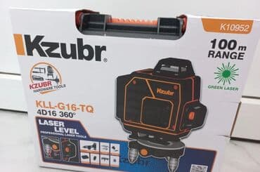 dmx laser: Kzubr KLL-G16-TQ 4D16 360° laserski nivelator sa zelenim laserom — 1