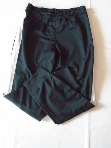 elegantne pantalone sa visokim strukom: 146-152, bоја - Crna — 5