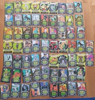 dex rock duksevi za decu: Ben 10 alien force karte . Cena za komad. 7 kom za 100 din — 1