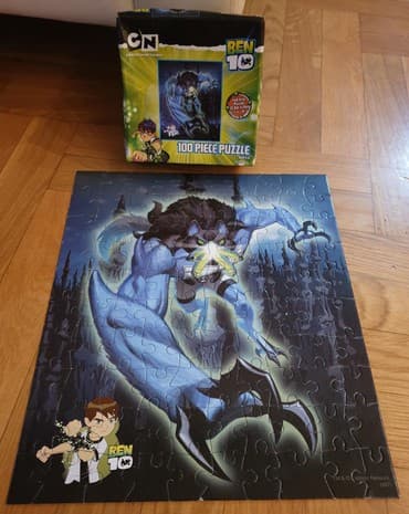 konjic za decu: Ben 10 wolf - cartoon network. Original puzzle - puzle - pazl kako ko — 2