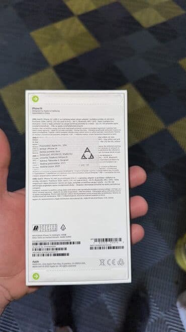 Apple iPhone: Apple iPhone iPhone 14, 128 GB, Na preklapanje, Face ID, Garancija — 2