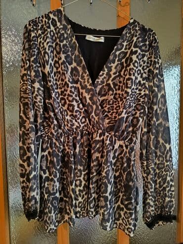 Bluze: S (EU 36), Poliester, Leopard, krokodil, zebra, bоја - Šareno — 1