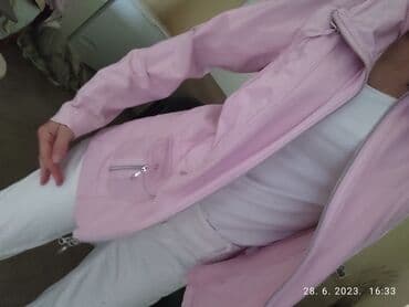 ski jakna s: Jakna s/m,h&m prljavo roze — 2