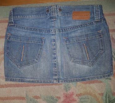 suknja sorc stradivarius: S (EU 36), Mini, bоја - Tamnoplava — 2
