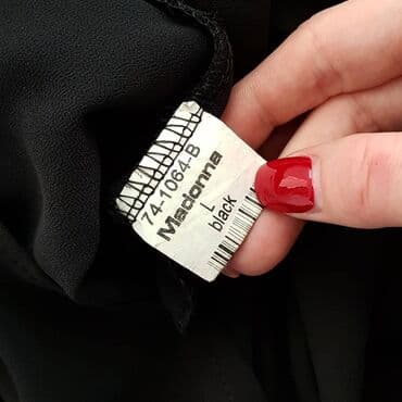 bluza velucine m: L (EU 40), bоја - Crna — 4