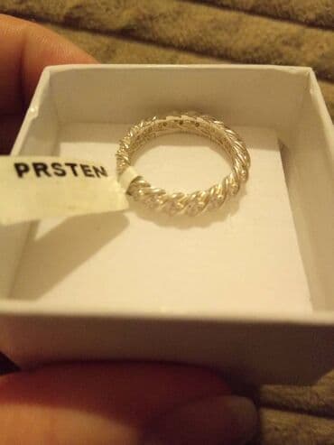 nakit od hiruskog celika novi sad: Ženski prsten, Materijal: Srebro — 3