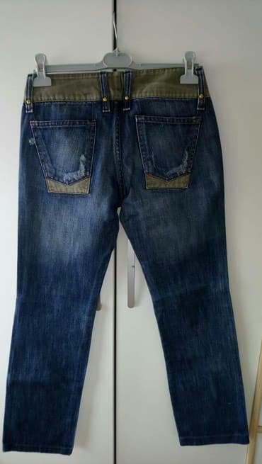 velicina 30 farmerke: 30, 30, Teksas, Spušteni struk, Ravne nogavice — 3