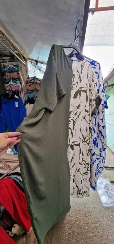 haljina xs s: One size, bоја - Tamnoplava, Oversize, Kratkih rukava — 6