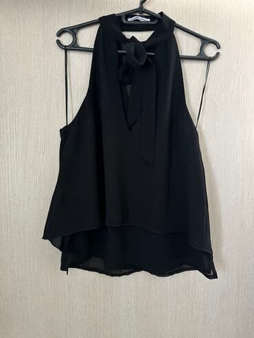 Bluze: Zara, S (EU 36), Poliester, bоја - Crna — 1