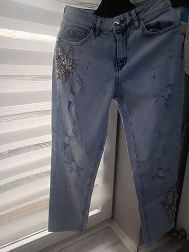 pantalone s: 26, Teksas, Normalan struk, Drugi kroj — 2