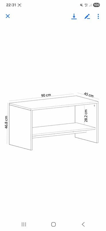 polovan namestaj iz inostranstva u palanci: Apollon - White, Sapphire Oak White Sapphire Oak Coffee Table 100% — 14