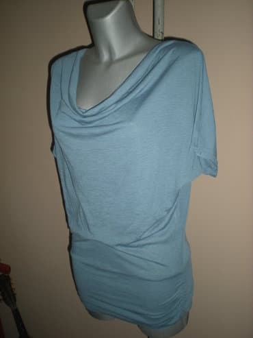 bluza s: S (EU 36), Jednobojni, bоја - Svetloplava — 4