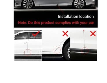 led ambijentalno osvetljenje za auto: Ukras-zaštita za vrata automobila-NISSAN Silikonska zaštita – ukras — 15